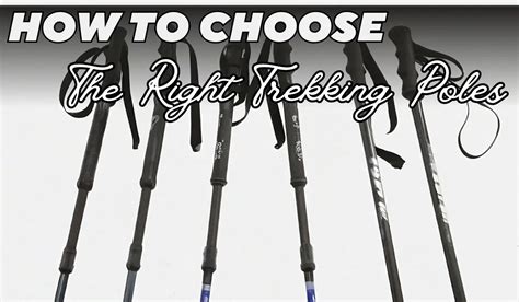 How To Choose The Right Trekking Poles