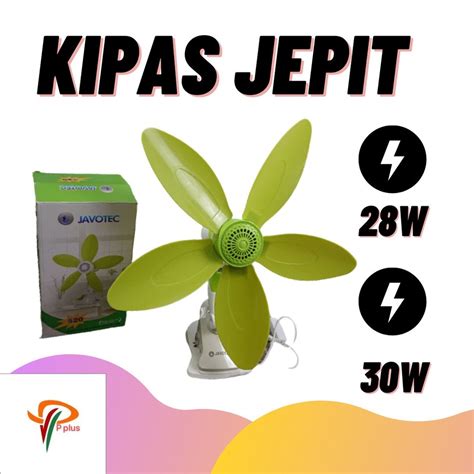 Jual Pplus Mini Fan Jepit 30 Watt Fungsi Jepit Duduk Dinding