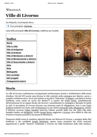 Ville Di Livorno Wikipedia Goroiamanuci Flip PDF AnyFlip