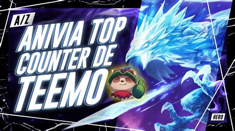 Anivia É O Maior Counter De Teemo No Top 😎 Youtube