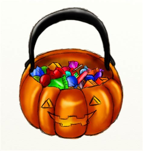 Day #203 Trick or Treat Bucket - I 365 Art