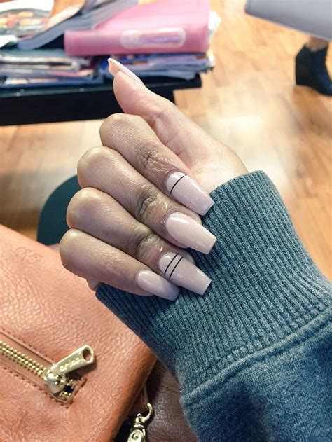 Nude Coffin Nails Cute Nail Design Fabulous Nails Gorgeous Nails
