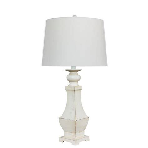 Fangio Lighting Cory Martin In Antique White Table Lamp W