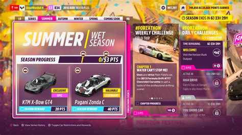 Forza Horizon Festival Playlist Every Challenge And Reward For