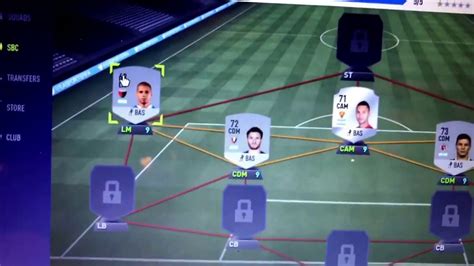 League And Nation Basics One Nation Midfield SBC Solution Fifa 18