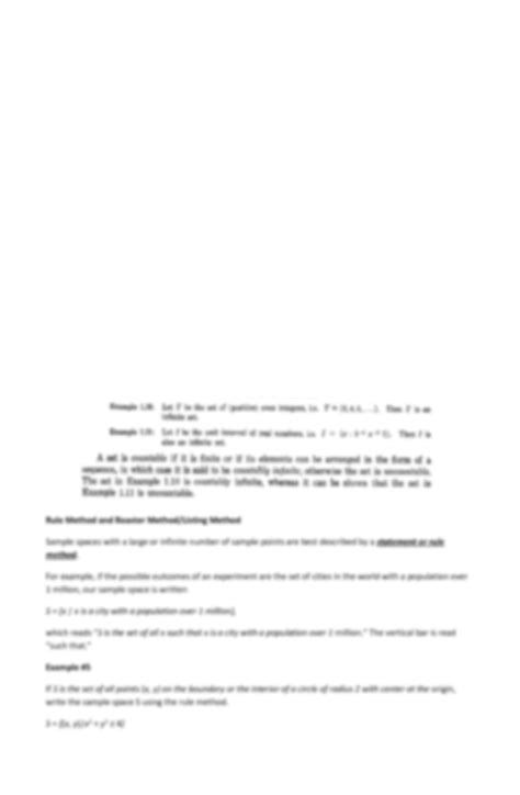 SOLUTION: Sample space stat probability - Studypool