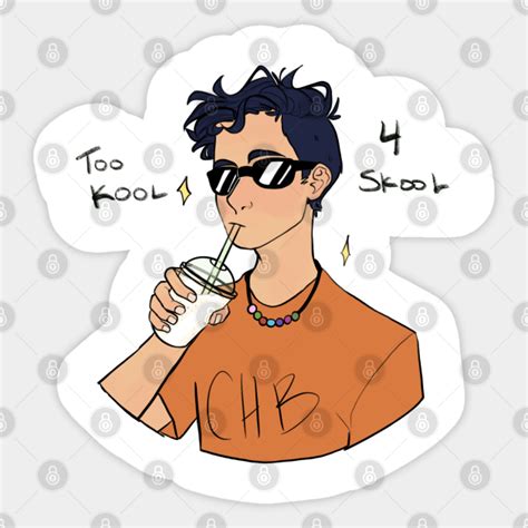 To Kool 4 Skool Percy Jackson Sticker Teepublic