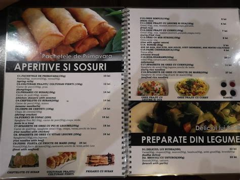 Menu At Beijing Garden Bucharest Strada Berzei 66