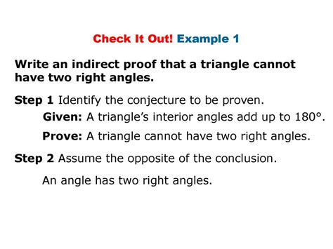 Indirect Proofs Ppt Download