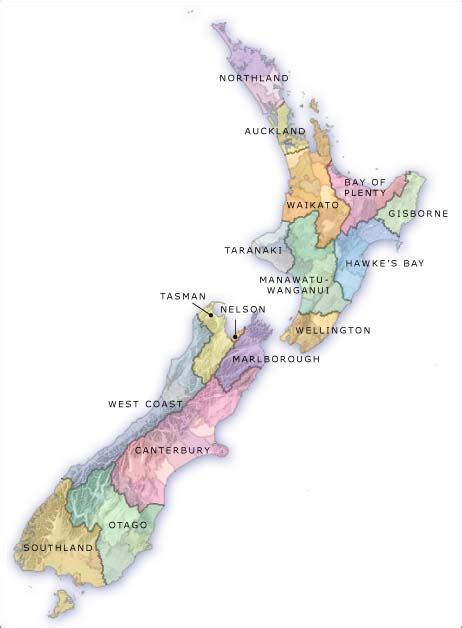 Regional Authorities 2011 Local And Regional Government Te Ara