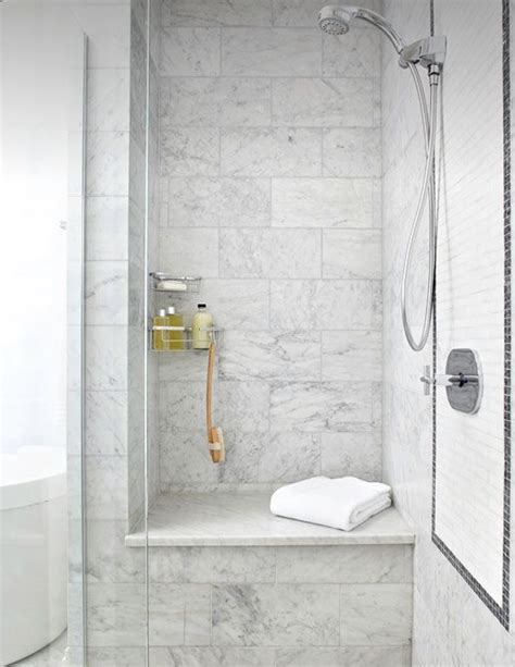 White Carrara Marble Bathroom