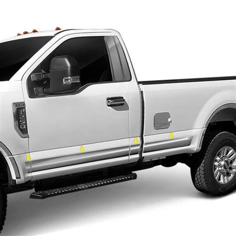 SAA Ford F 250 2017 2018 U Type Polished Rocker Panel Covers