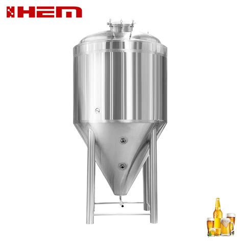 Cooling Jacket Conical Beer Fermenter Stainless Steel Fermenter Tank