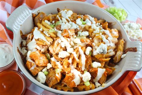 Buffalo Chicken Cheese Fries The Food Hussy