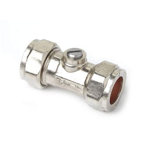 Wilko 15mm Chrome Isolator Valve Wilko