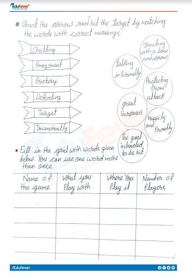 Cbse Class English Nasruddin S Aim Worksheet With Slolutions