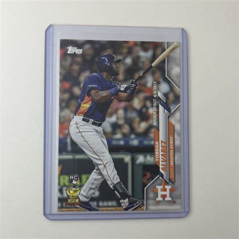 Yordan Alvarez Topps Topps Update Series Rookie Debut Rc U