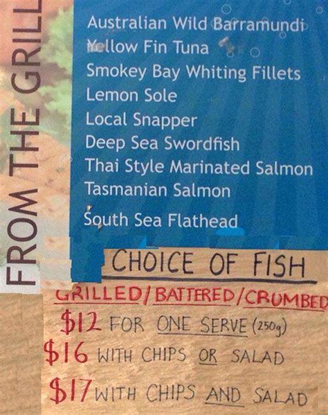 Dee Why Seafoods Menu, Menu for Dee Why Seafoods, Dee Why, Sydney ...