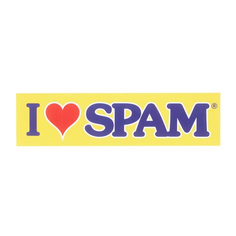 SPAM® "I Love SPAM® Brand" Bumper Sticker – shop.spam.com