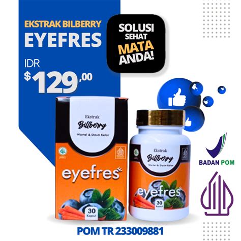 Jual Eyefres Sehat Mata Biovision Suplemen Mata Strip Kapsul