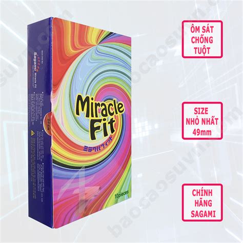 Bao cao su Sagami Miracle Fit 10 cái - Shop Bao Cao Su Buôn Mê Thuột