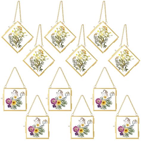 doublefill  pcs double glass frame  pressed flower floating frame