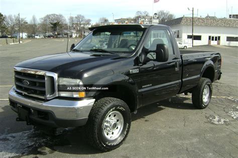 2002 Ford F 350 Xlt 4x4 Regular Cab Pickup 7 3l Powerstroke Diesel