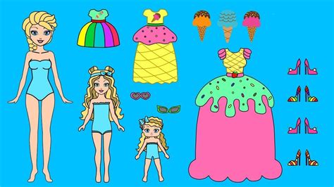 Dress Up Paper Dolls Best Paper Dolls Cutouts Images Free Printable