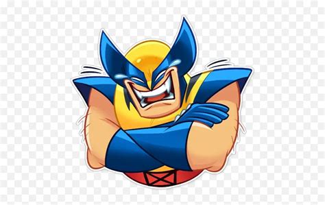 Wolverine Stickers For Whatsapp Sticker Wolverine Emojiwolverine