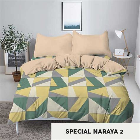 Kintakun DLuxe Special Edition Bed Cover Set SPREI FLAT Uk 180x200