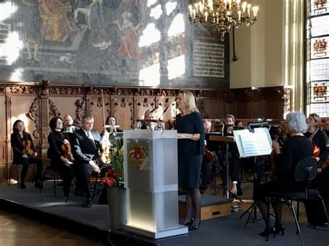 Meeresforscherin Antje Boetius Beim Neujahrsempfan