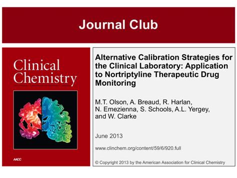 Journal Club - Clinical Chemistry