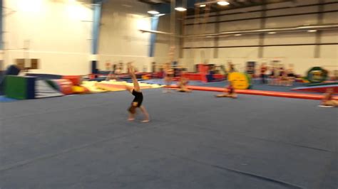 Tess S Round Off Back Handspring Back Tuck Youtube