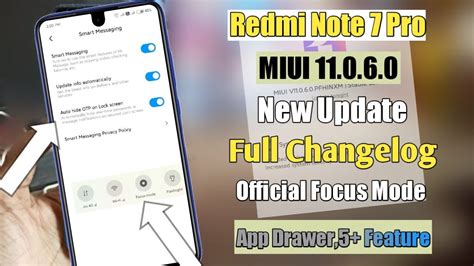 Redmi Note Pro Miui New Update Full Changelog Focus Mode