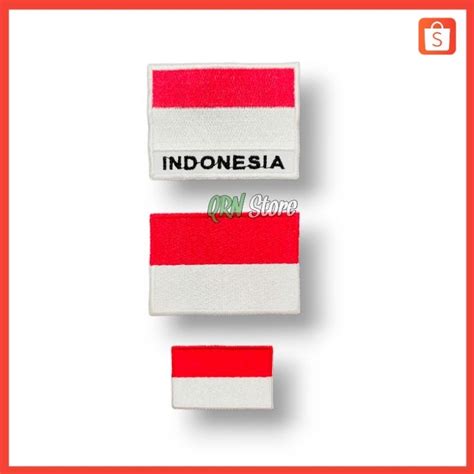 Jual Bet Badge Bendera Merah Putih Indonesia Bet Atribut Seragam