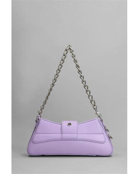 Balenciaga Lindsay Should Shoulder Bag In Purple Lyst