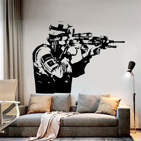 Calcomanías De Pared De Call Of Duty Calcomanía Jeep Wrangler Call