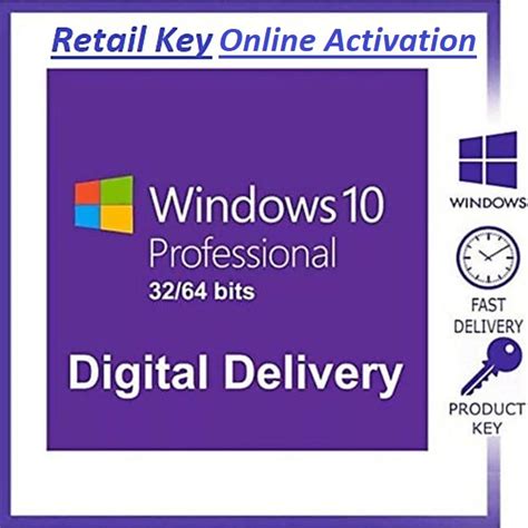 Windows Pro Retail Key Online Activation Digi World