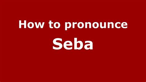 How To Pronounce Seba In The Bible Eternal Bible