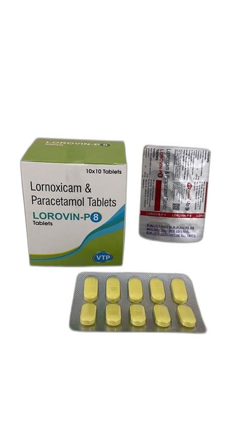 Lornoxicam Paracetamol Tablet Lorsaid P Tablet Latest Price