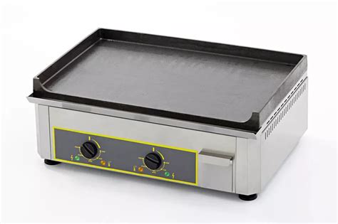 Griddle Plates Electric Griddle With Cast Iron Plate 2 Cooking Zones