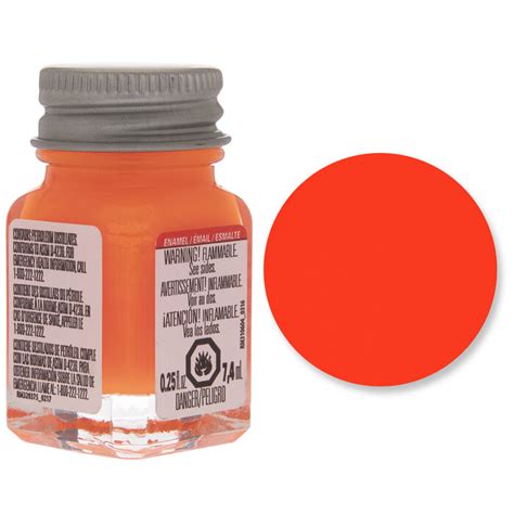 Fluorescent Orange Enamel Paint Hobby Lobby