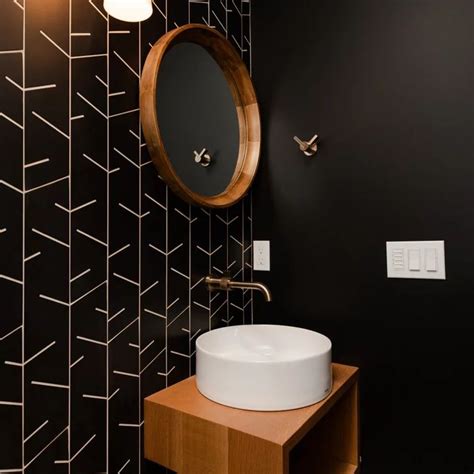 Small Mid Century Modern Powder Room Ideas You Ll Love April