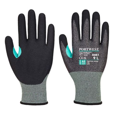 Portwest A661 CS VHR18 Nitrile Foam Cut Glove Cut Level E