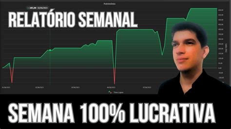 Relat Rio Semanal Day Trader B A Youtube