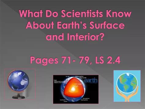 Ppt What Do Scientists Know About Earths Surface And Interior Pages