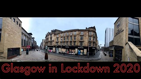 Glasgow In Lockdown 1 April 2020 Youtube