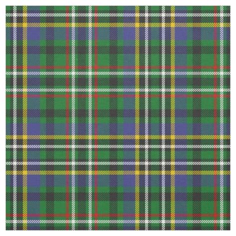 Clan Scott Tartan Fabric | Zazzle