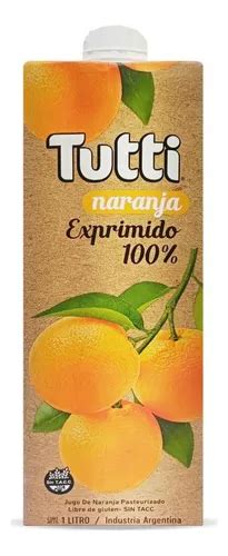 Jugo De Naranja Exprimido Pasteurizado Sin Tacc Tutti Lt X En Venta