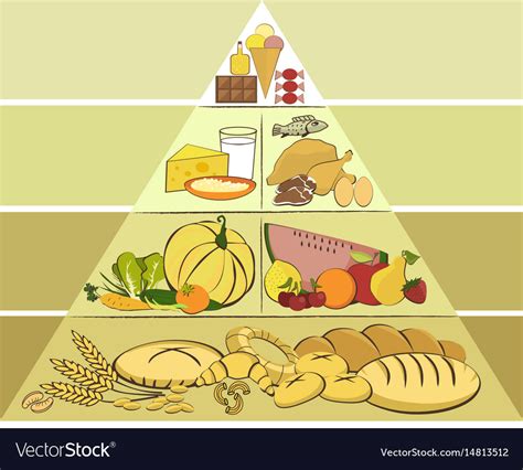 Healthy Food Pyramid Royalty Free Vector Image Sexiezpicz Web Porn 3960